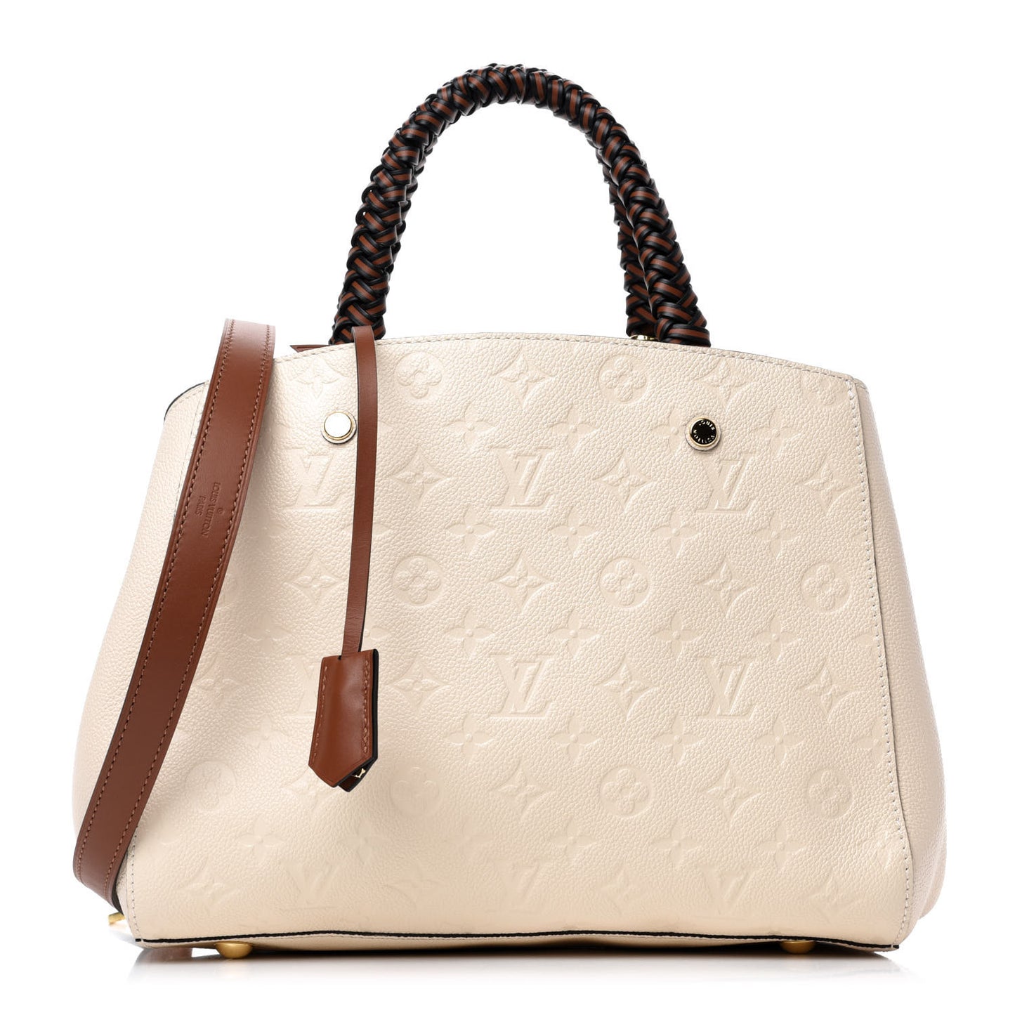 Empreinte Braided Montaigne MM Creme Beige Caramel