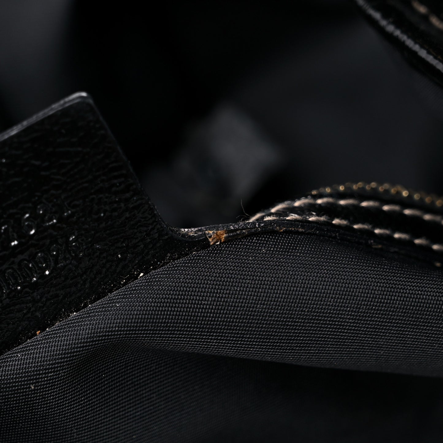 Patent Medium Pelham Shoulder Bag Black