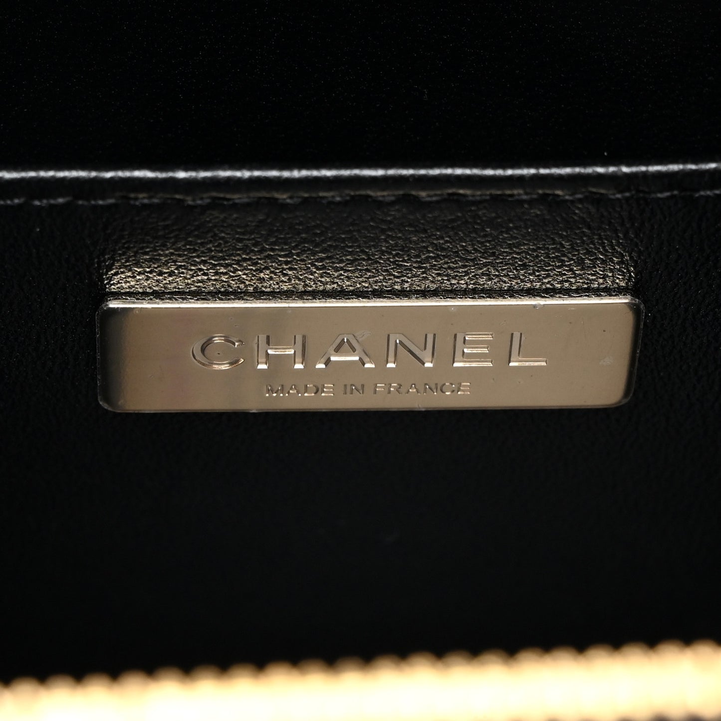 Calfskin Quilted Studded Square Vanity Case Black