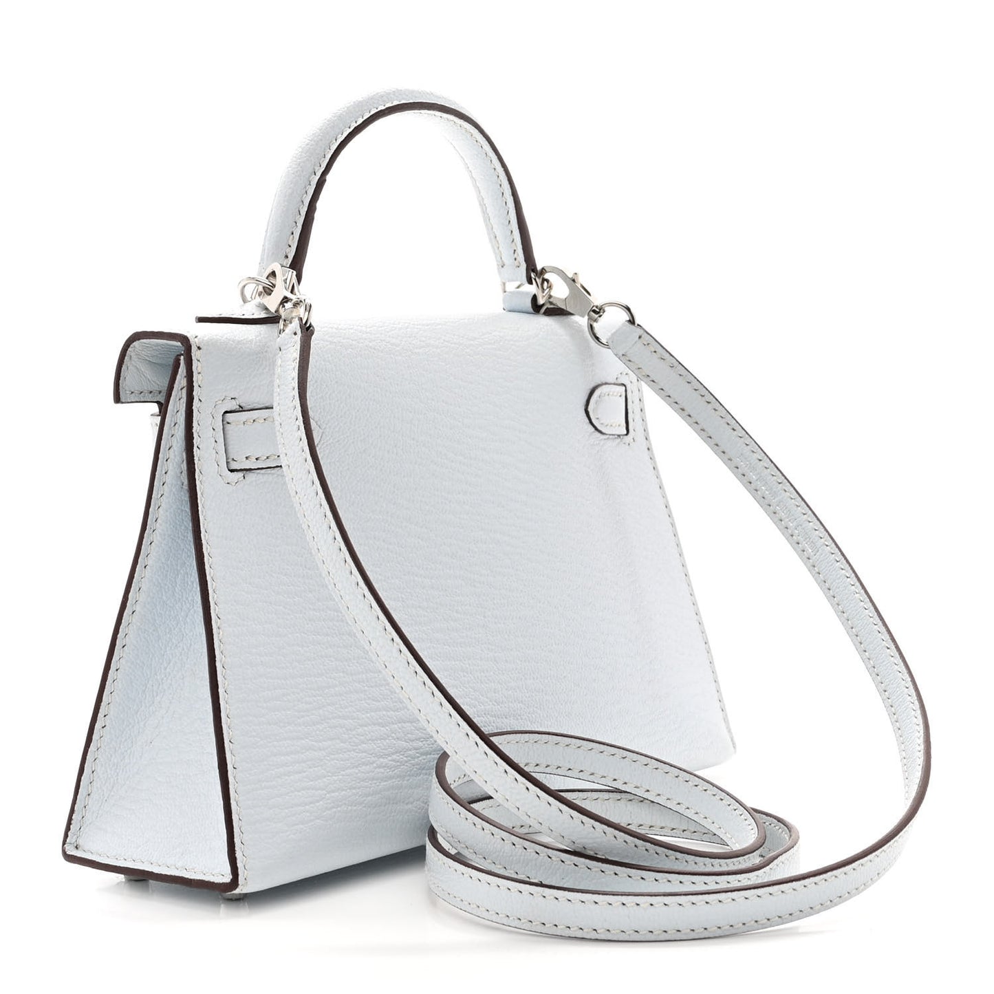 Chevre Mysore Mini Kelly Sellier 20 Bleu Brume