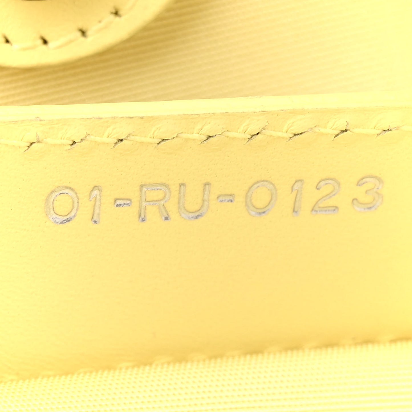Coated Canvas Cannage Medium Panarea Tote Light Yellow