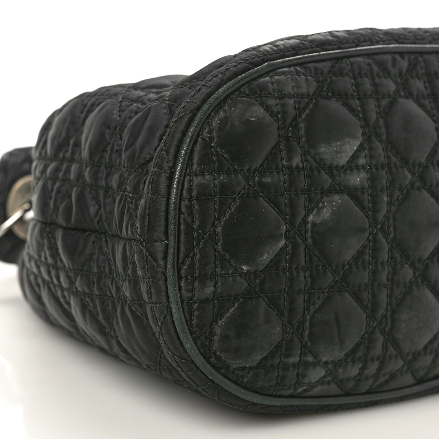 Nylon Cannage Charming Lock Tote Black