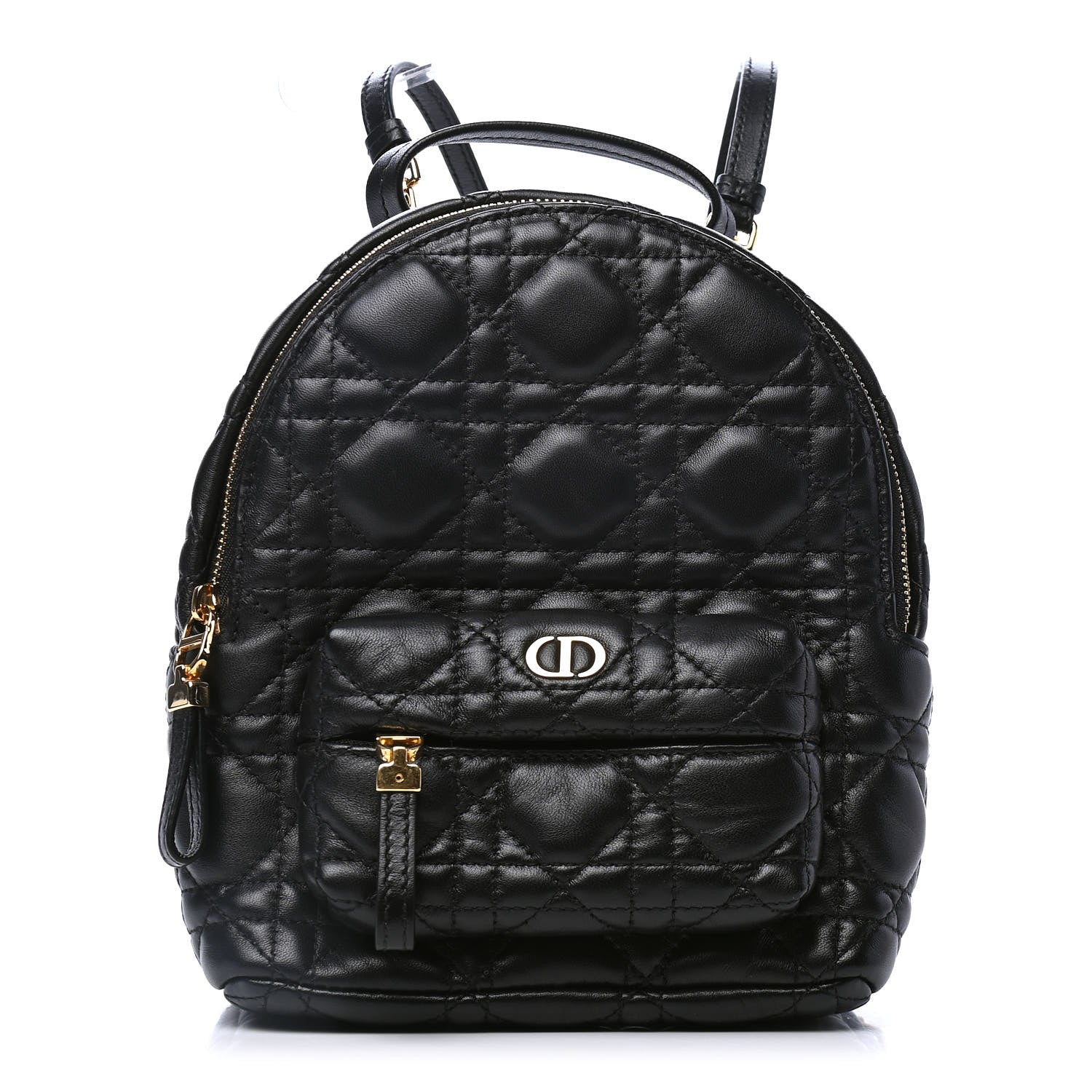 dior mini backpack women's Christian Dior Lambskin Cannage Mini Backpack Black 833046 – FASHIONPHILE