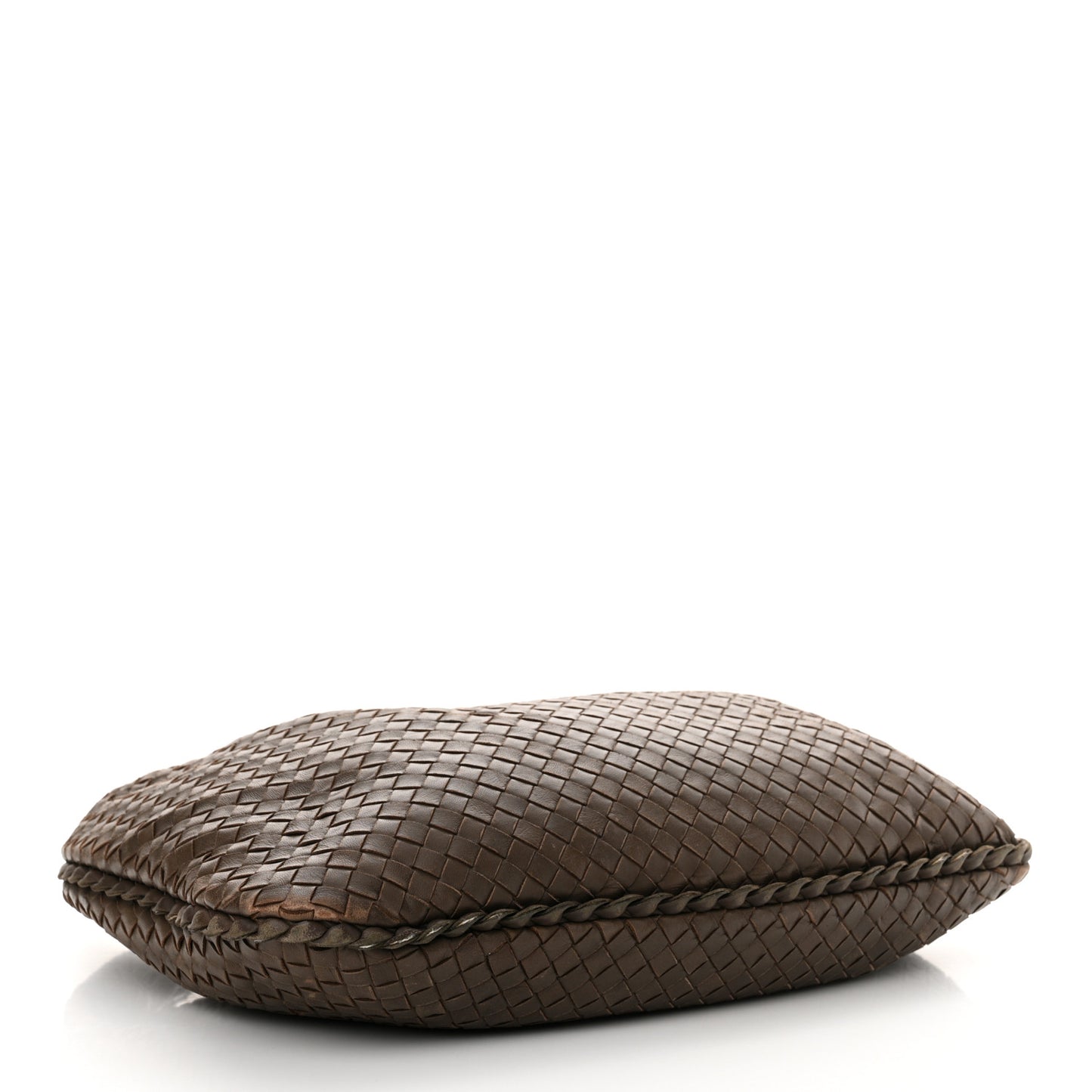 Nappa Intrecciato Medium Veneta Hobo Ebano