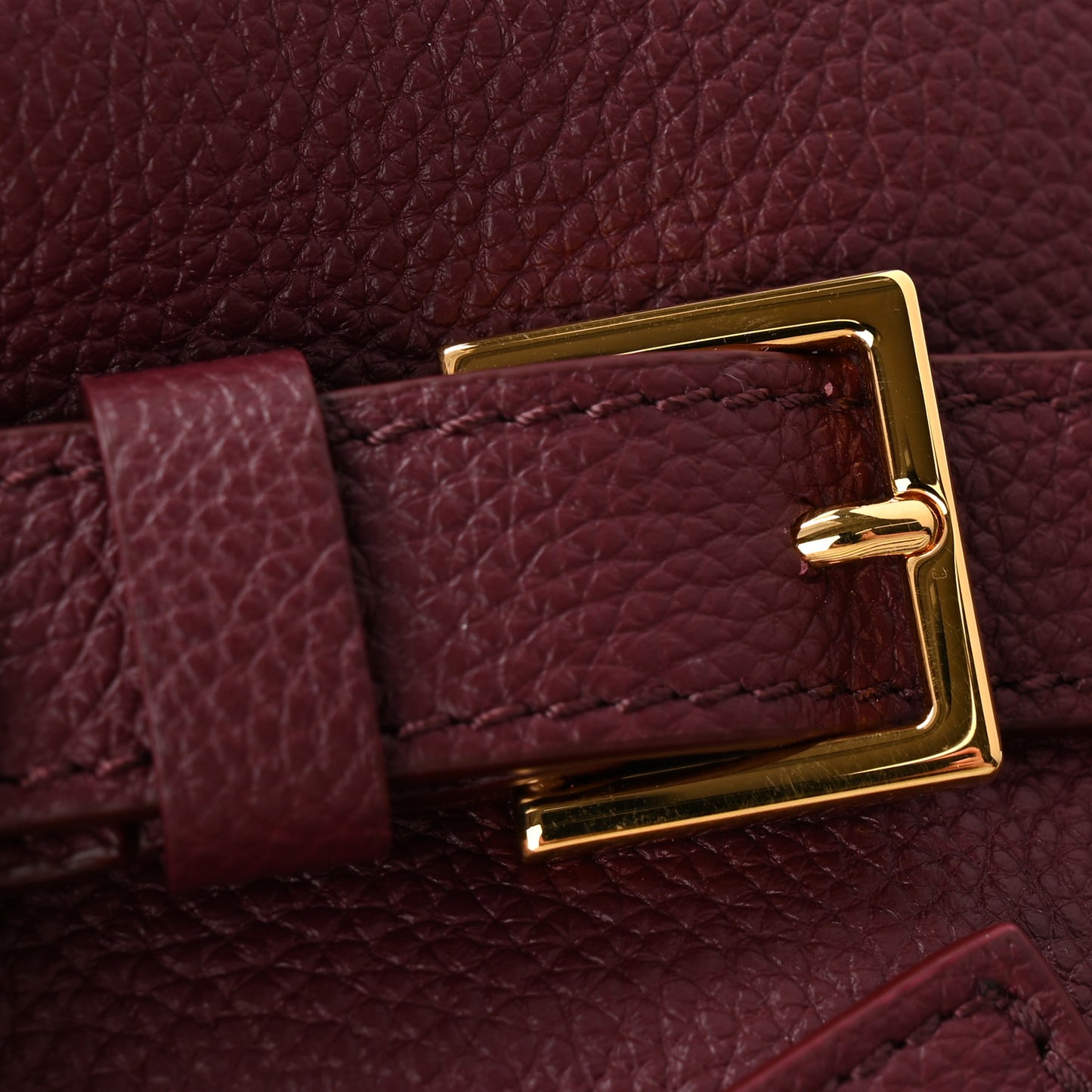 Grain Calfskin Small Tara Crossbody Red Plum