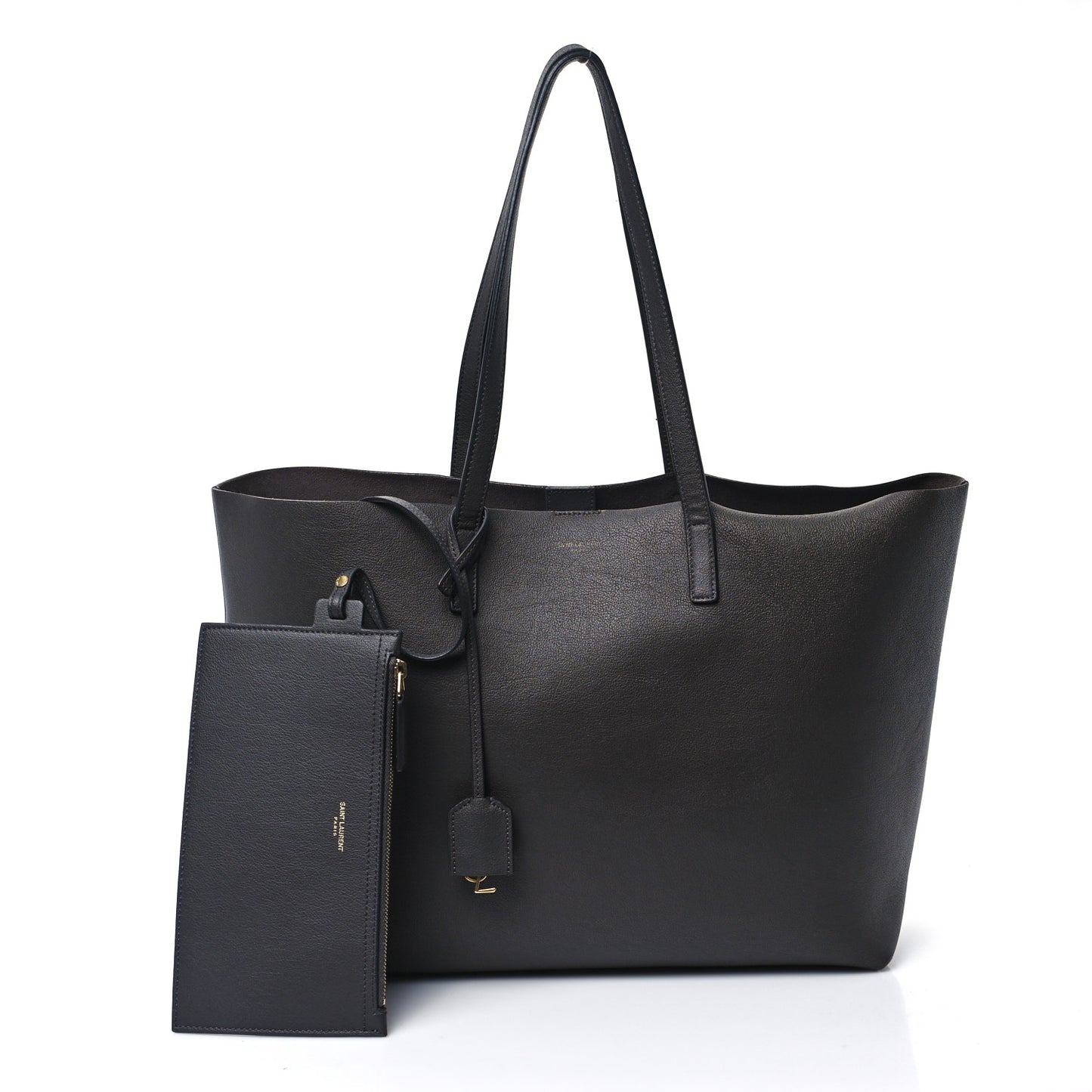 Calfskin Large Shopping Tote Fog