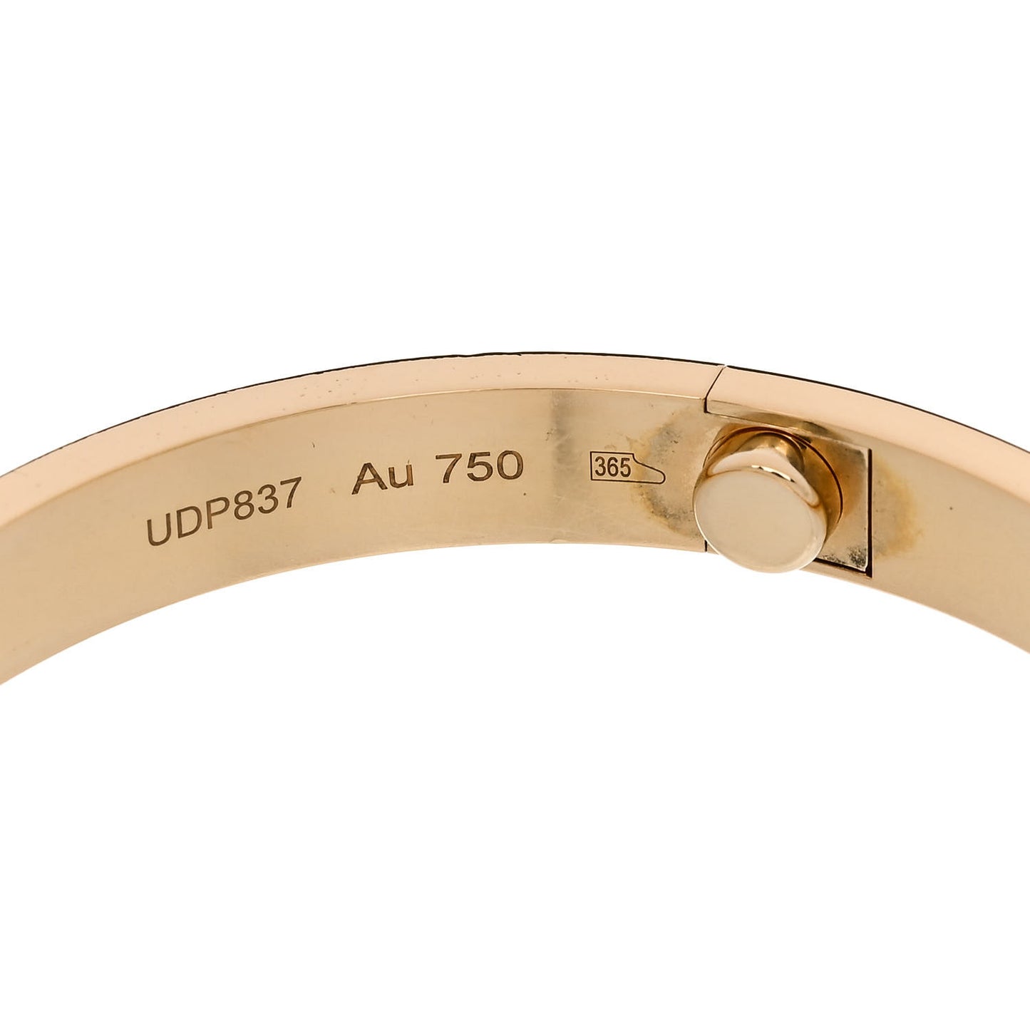 18K Yellow Gold LOVE Bracelet 17