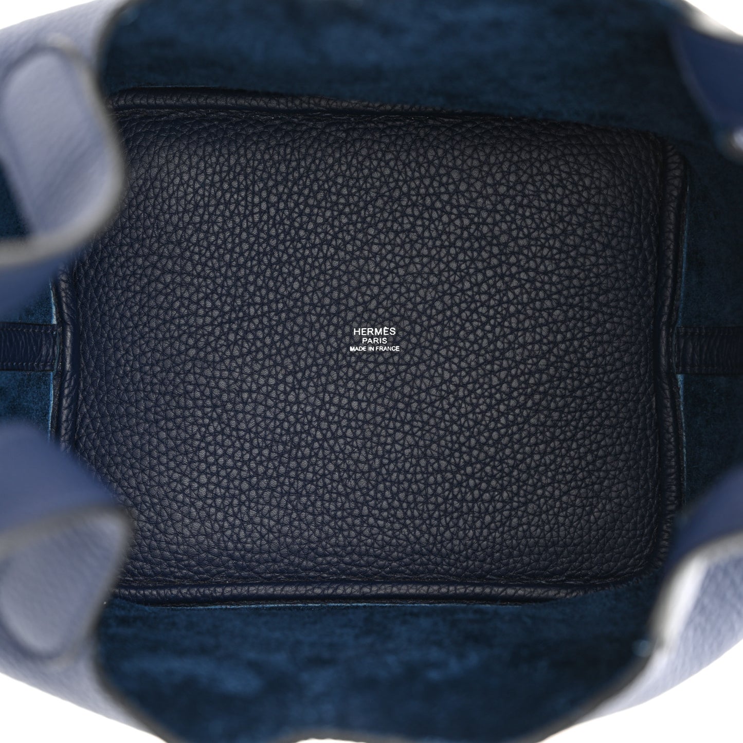 Taurillon Clemence Picotin Lock 22 MM Bleu De Malte