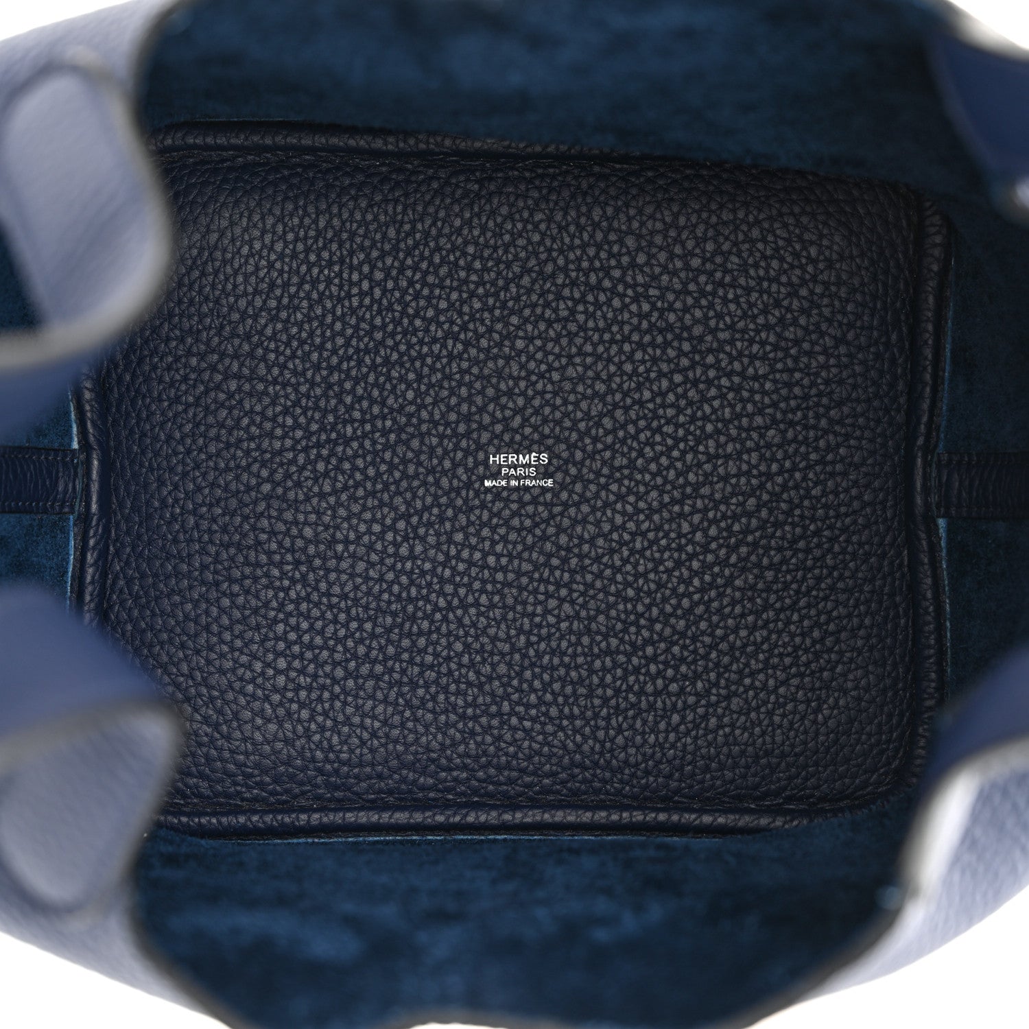 Hermes Taurillon Clemence Picotin Lock 22 MM Bleu De Malte 5 of 12