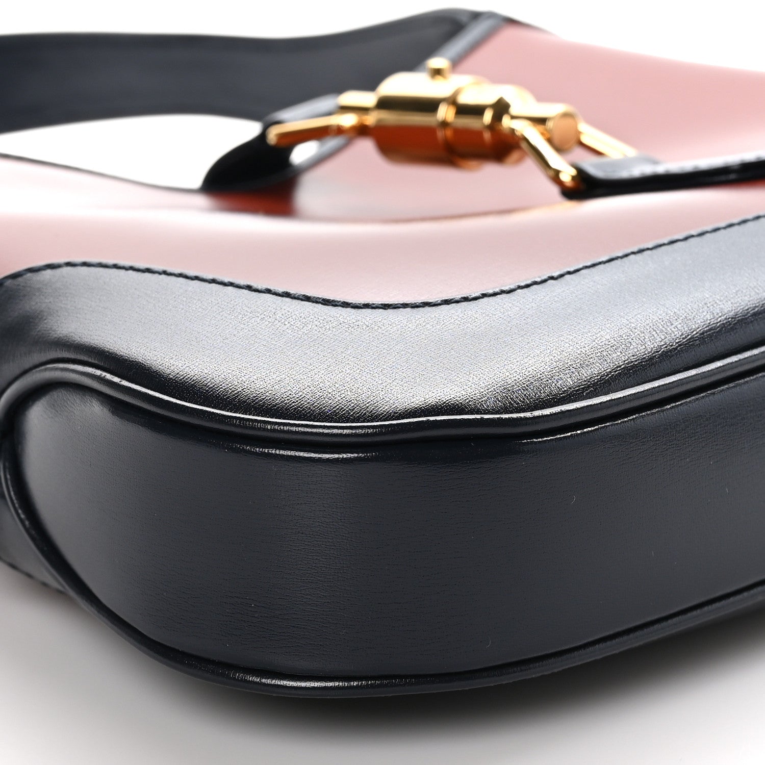 Gucci Boarded Dyana Lux Calfskin Bi-Color Small Jackie 1961 Hobo Mineral Red Blue 9 of 11