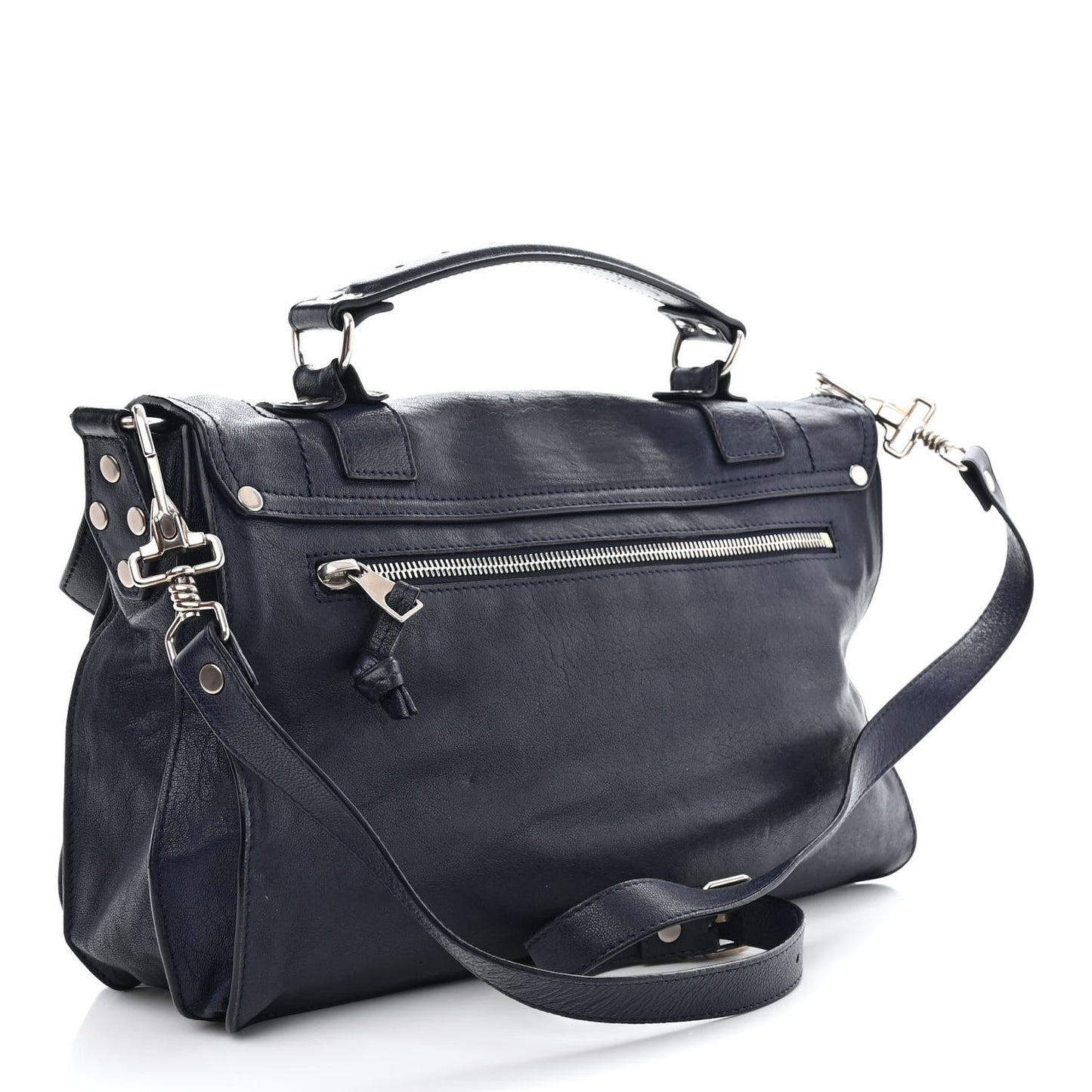 Lambskin Medium PS1 Satchel Midnight