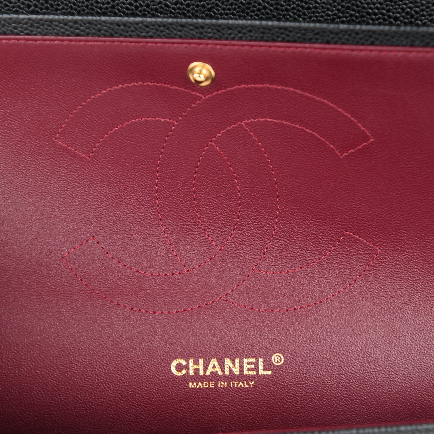 Chanel Caviar Quilted Jumbo Double Flap Black 6 of 9