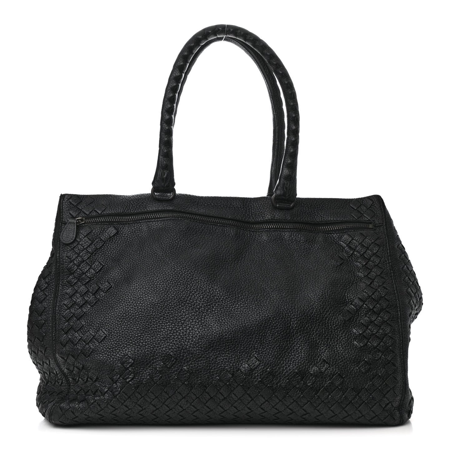 Nappa Intrecciato Tote Black