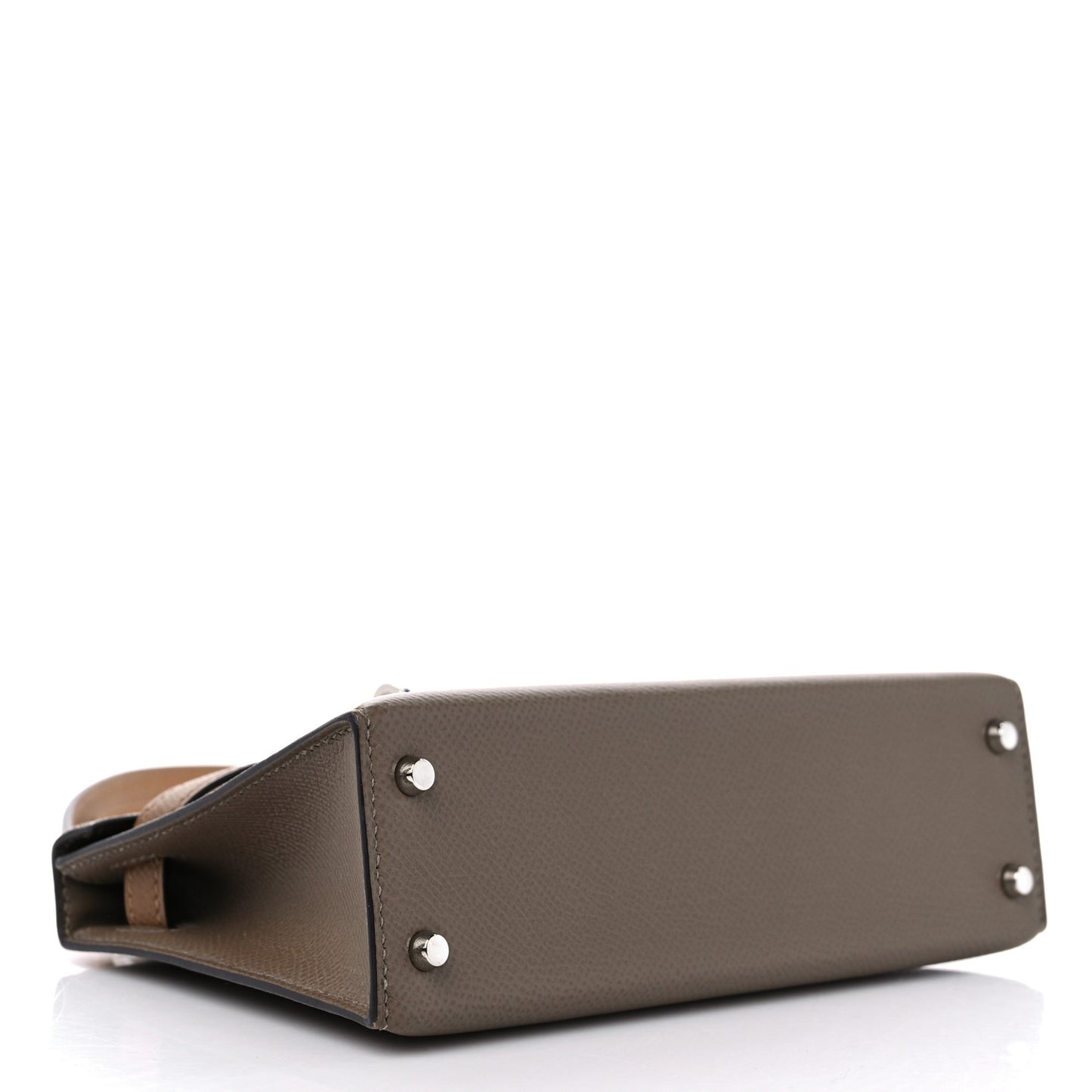 Epsom Mini Kelly Sellier 20 Etoupe Alezan Biscuit
