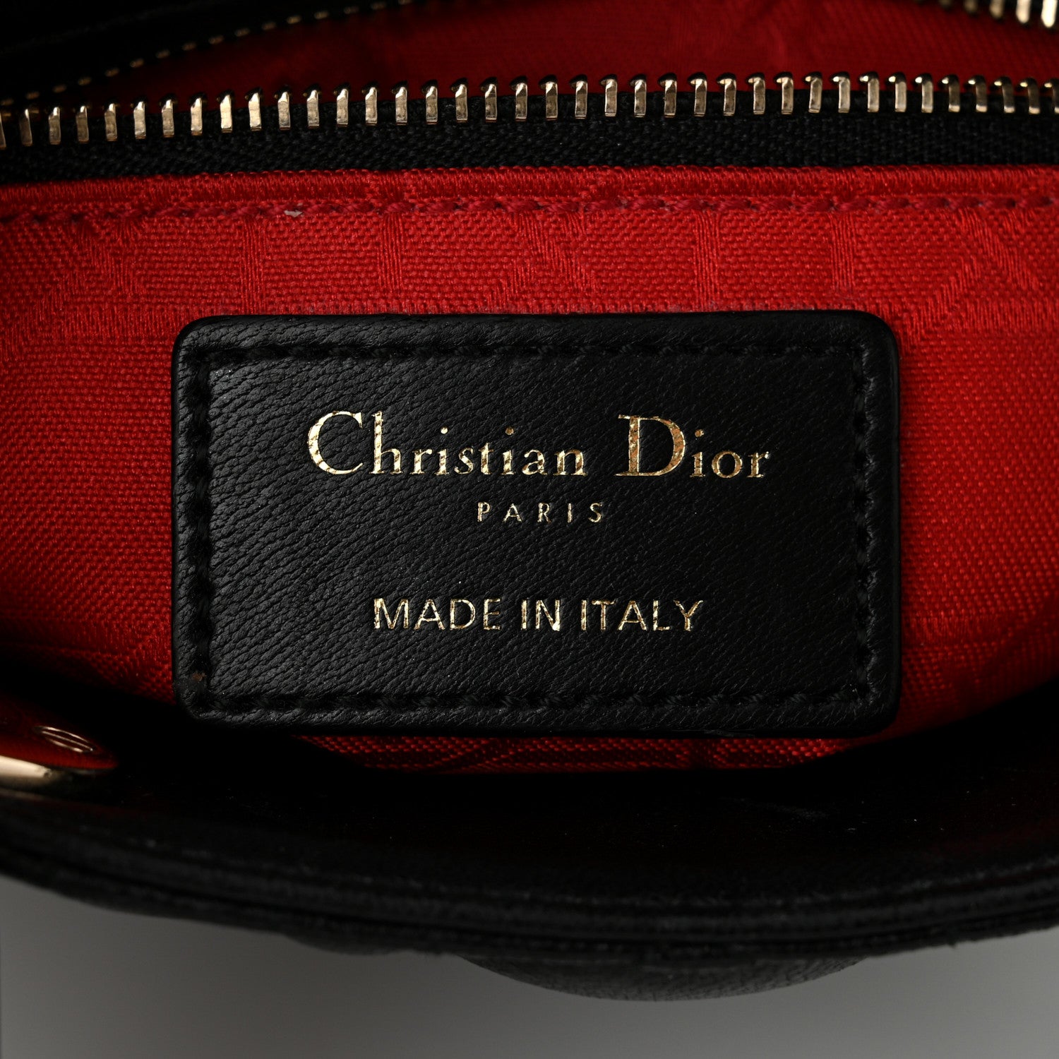 Christian Dior Lambskin Cannage Mini Lady Dior Black 6 of 10