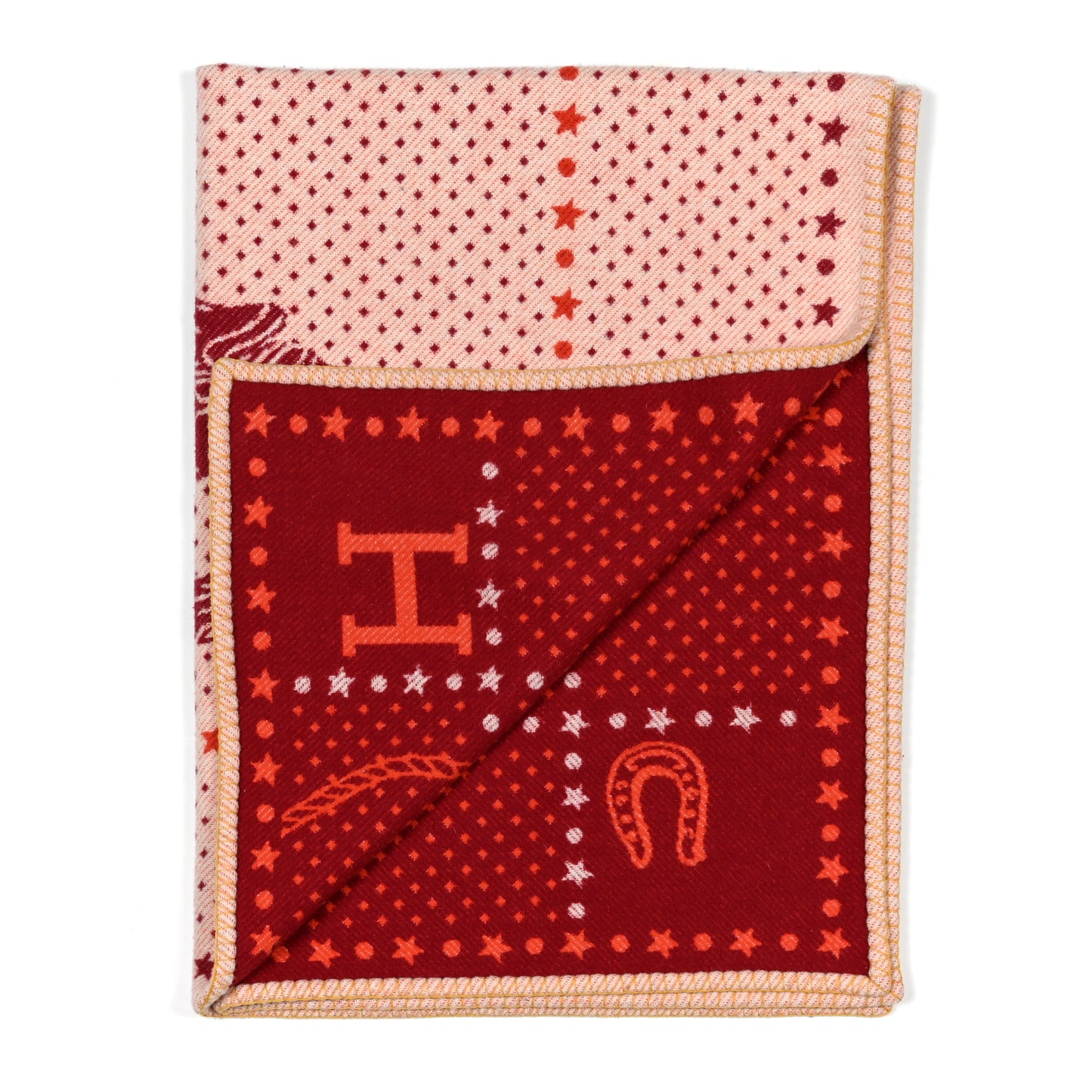 Wool Cashmere Western And Company Blanket Rouge H