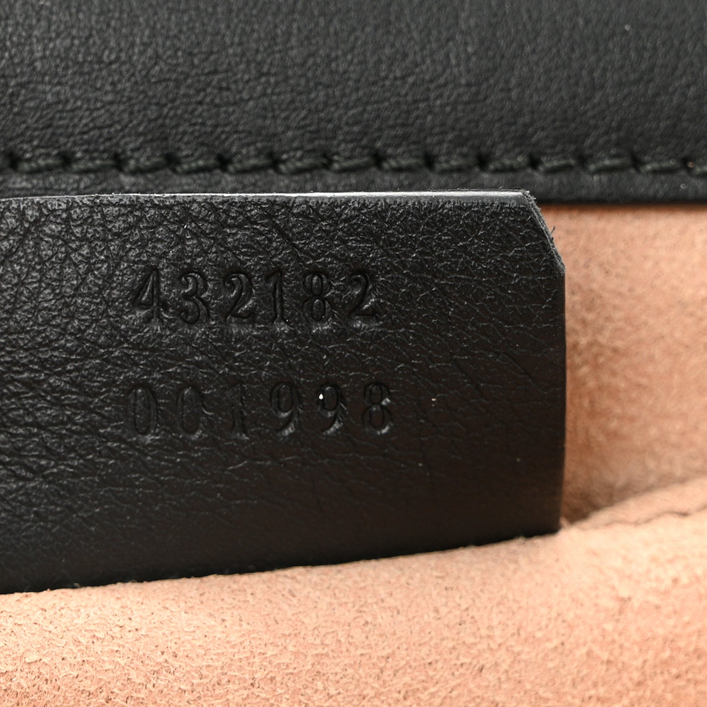 Calfskin Strawberry Embroidered Small Padlock Shoulder Bag Black