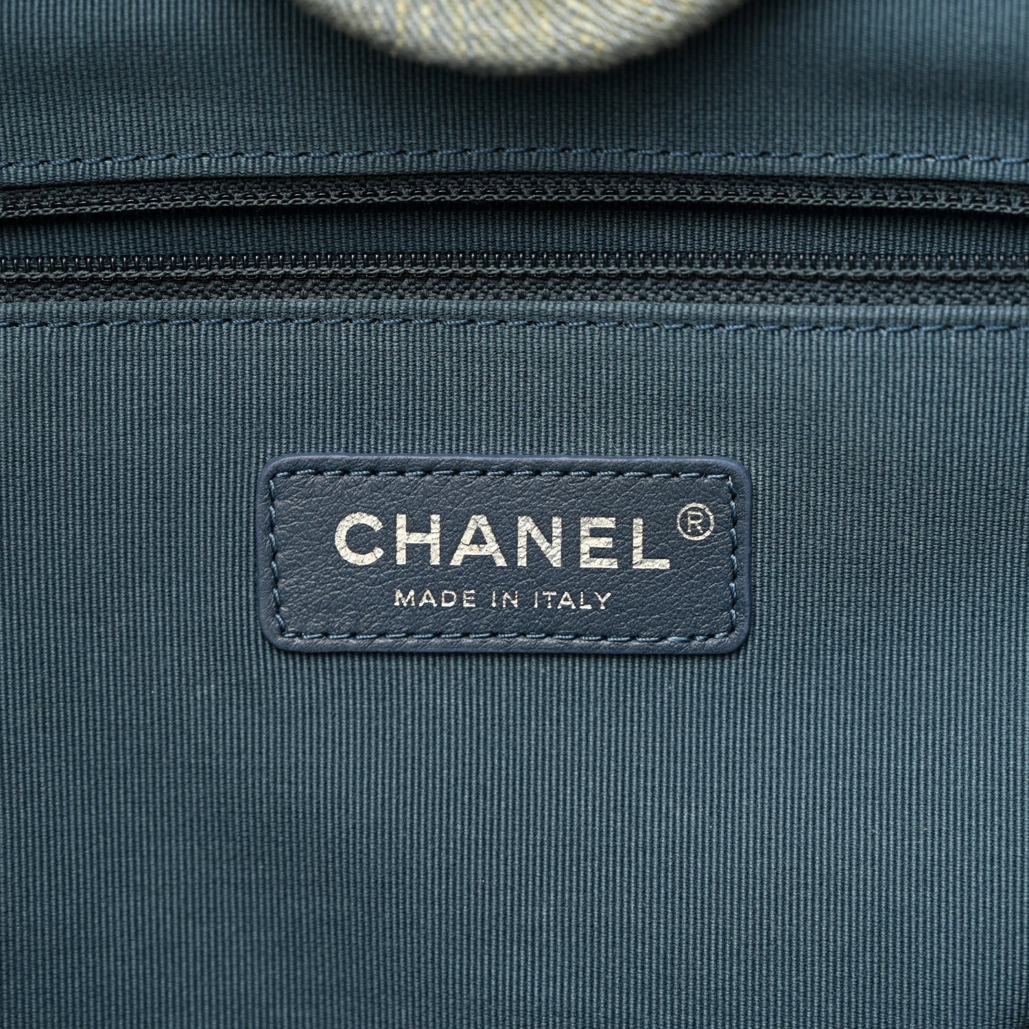 Chanel Denim Small Deauville Tote Light Blue 8 of 13