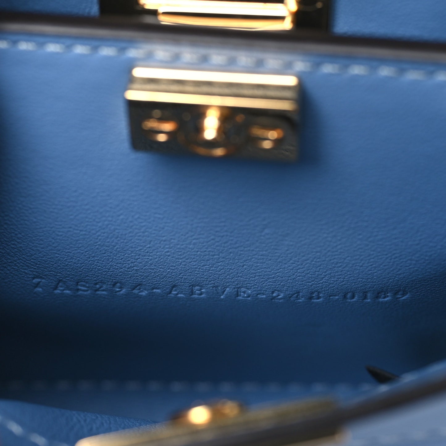 Nappa Nano Peekaboo Satchel Blue