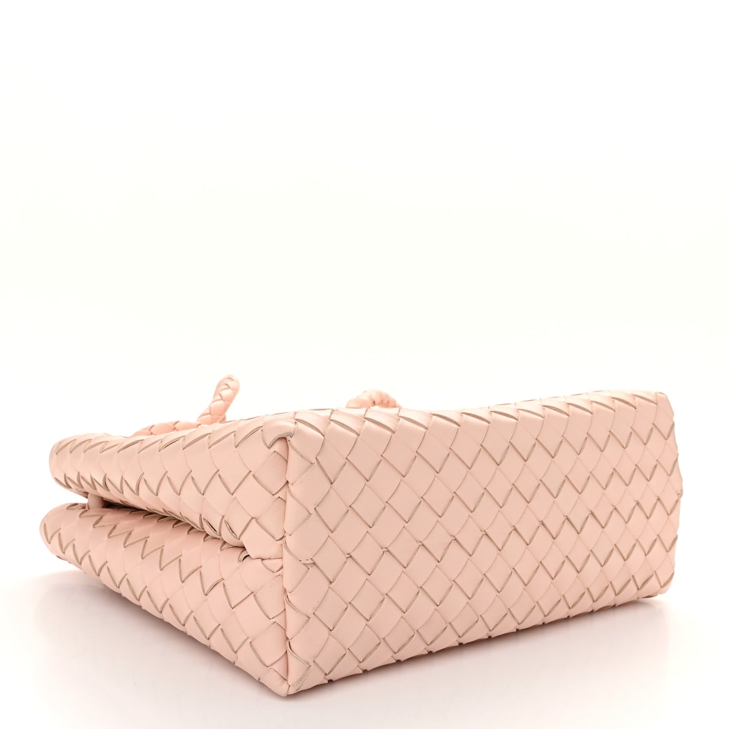 Nappa Intrecciato Medium Andiamo Shoulder Bag Lotus