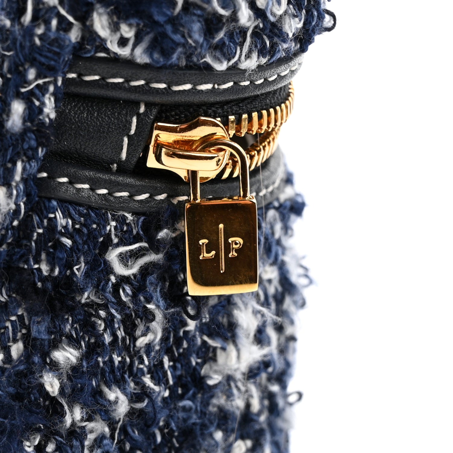 Loro Piana Silk Denim L19 Extra Pocket Pouch Navy Black 10 of 10