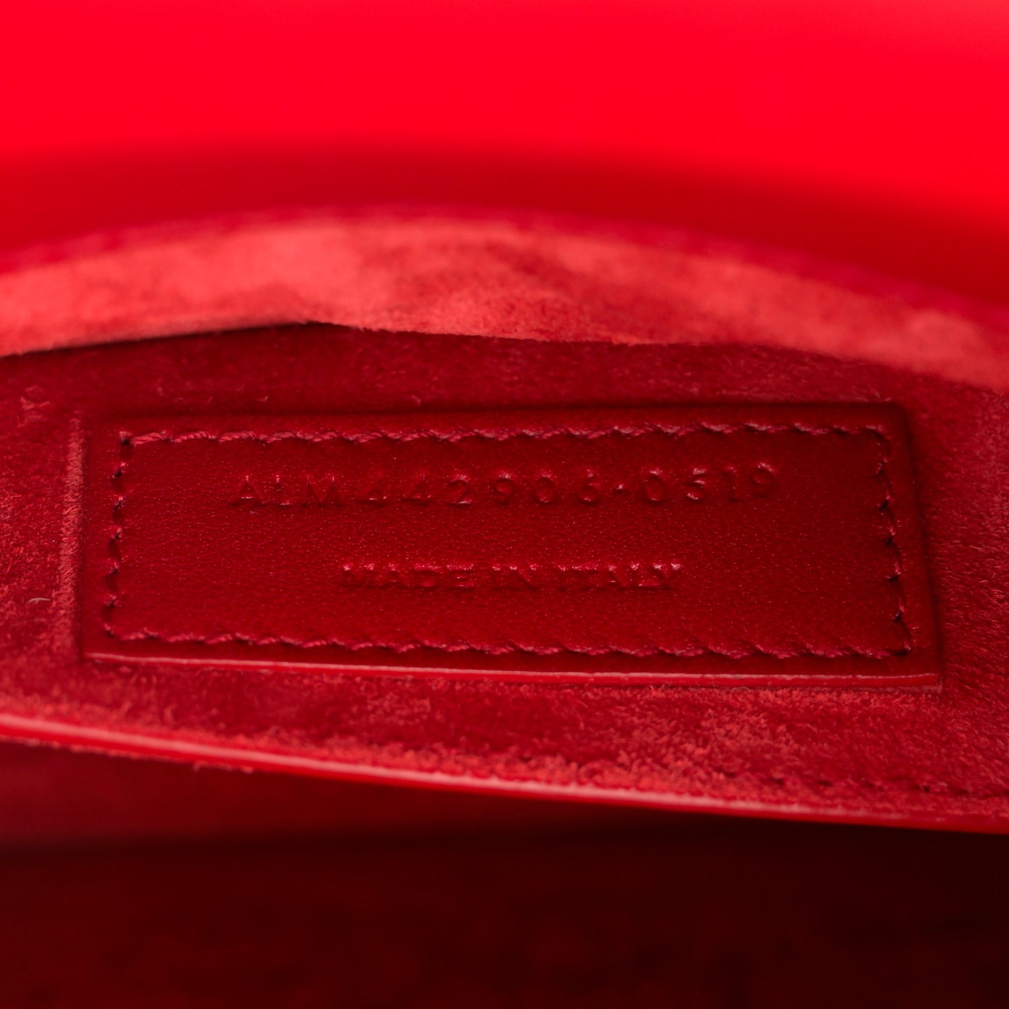 Calfskin Medium Monogram Sunset Rouge Eros