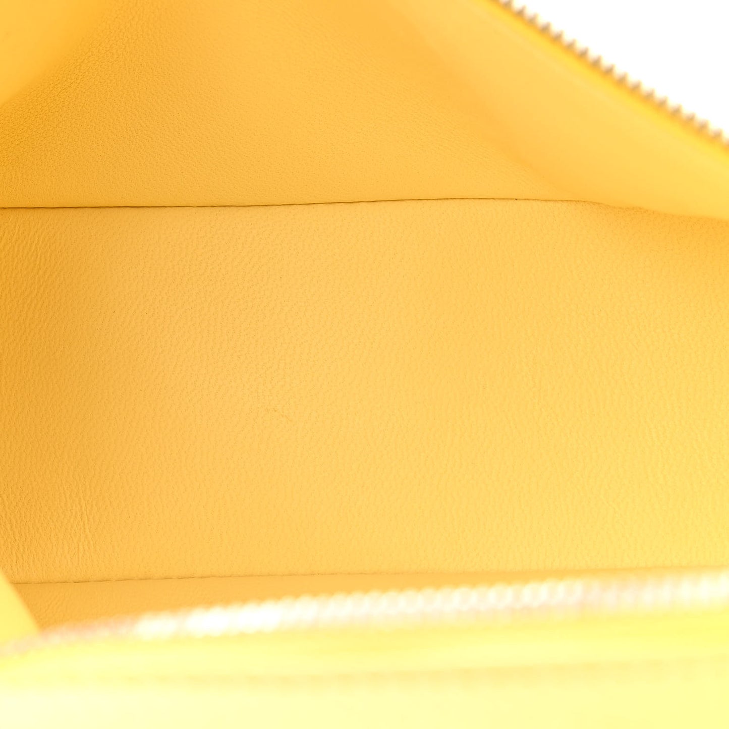 Grained Calfskin L19 Extra Pocket Pouch Yellow