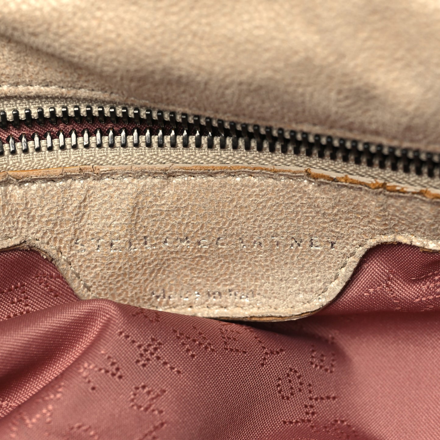 Shaggy Deer Small Falabella Tote Beige