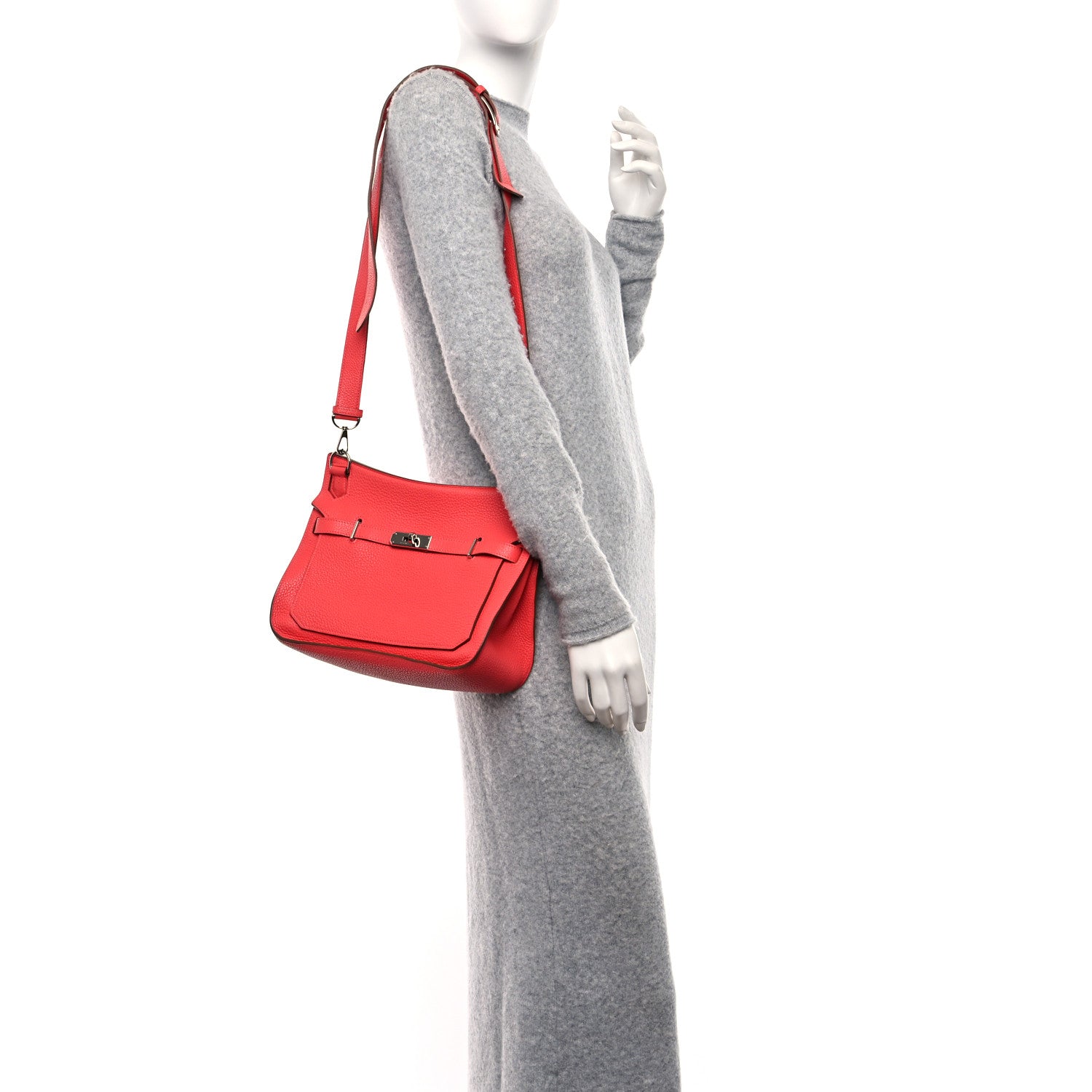 Hermes Taurillon Clemence Jypsiere 28 Rose Jaipur 2 of 10