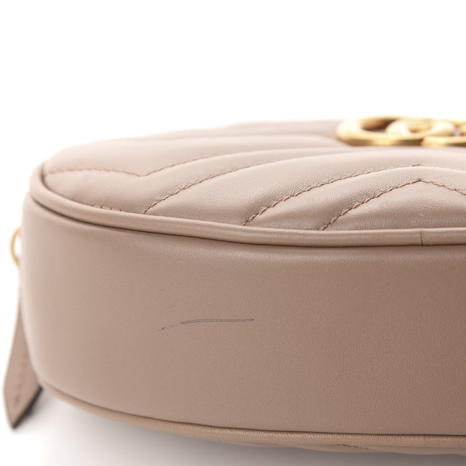 Gucci Calfskin Matelasse GG Marmont Belt Bag 90 36 Porcelain Rose 8 of 13