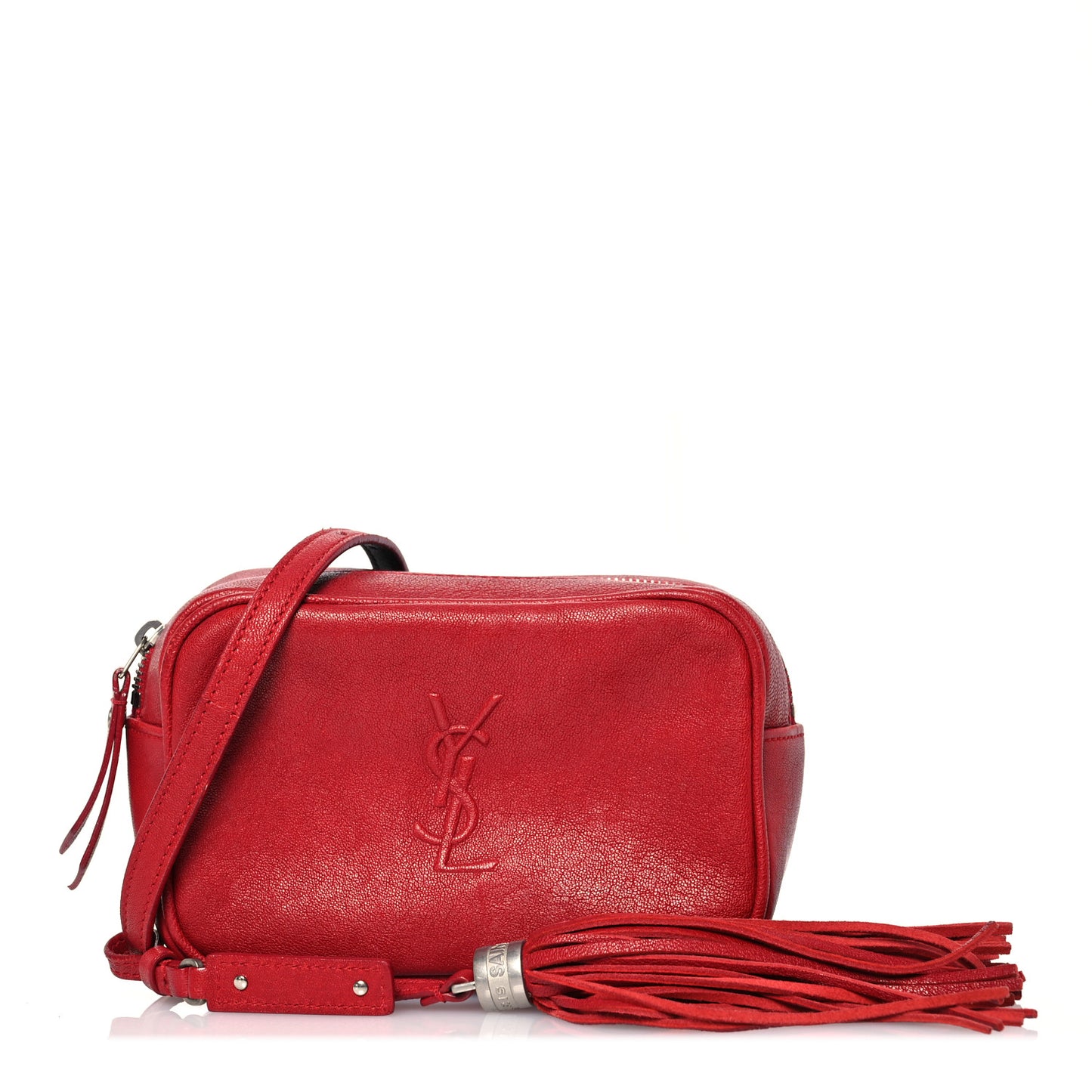 Lambskin Monogram Lou Belt Bag Red