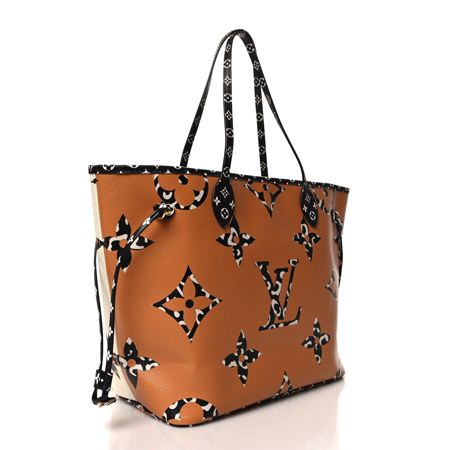 LOUIS VUITTON Monogram Giant Jungle Neverfull MM Ivory