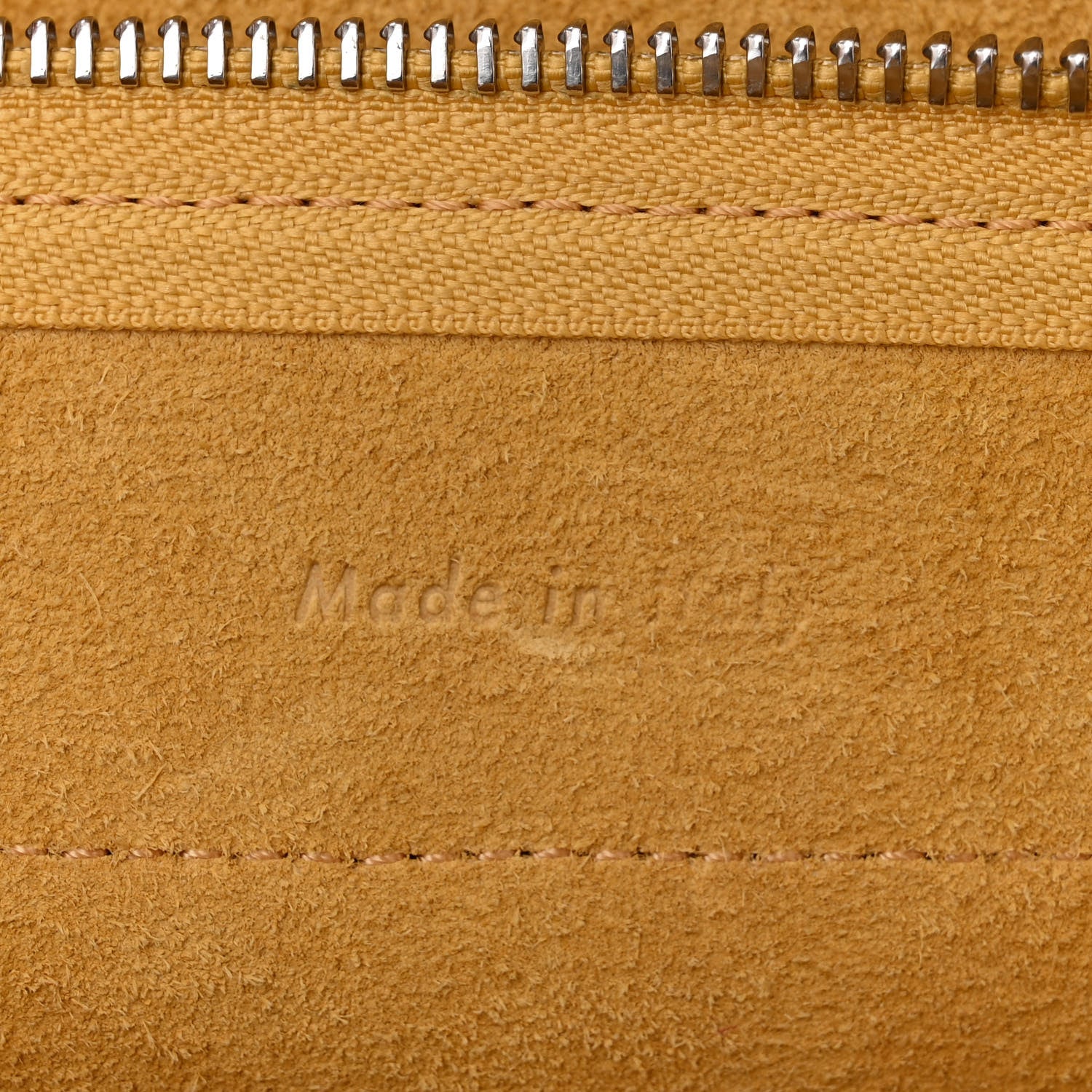 Celine Grained Calfskin Nano Belt Bag Sunflower 6 of 12