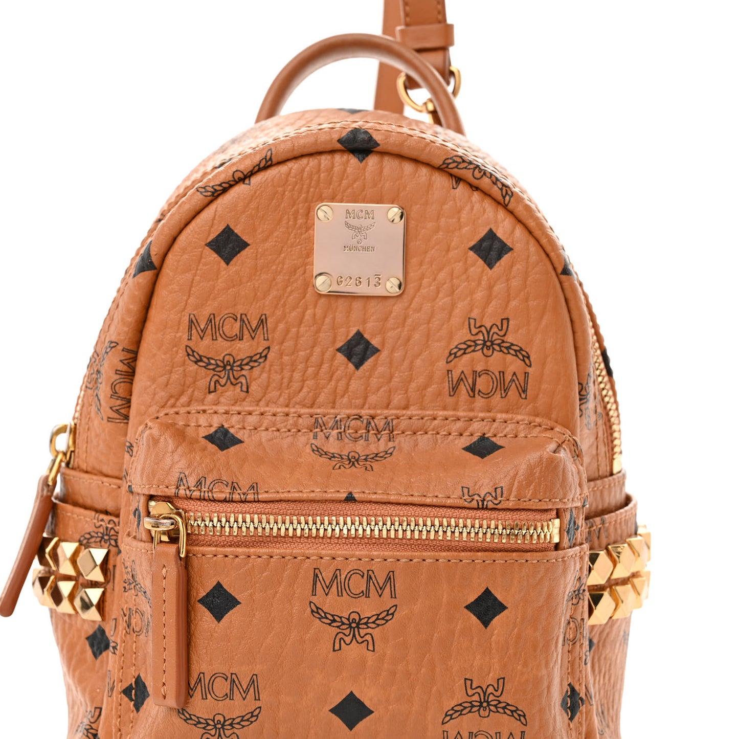 Visetos Side Stud X-Mini Stark Bebe Boo Backpack Cognac