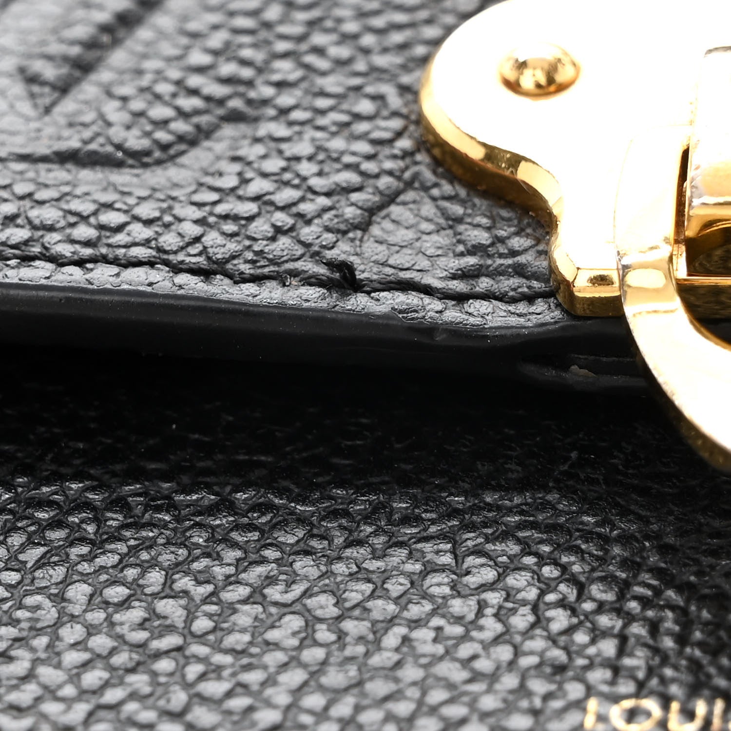 Louis Vuitton Empreinte Vavin Chain Wallet Black 11 of 11