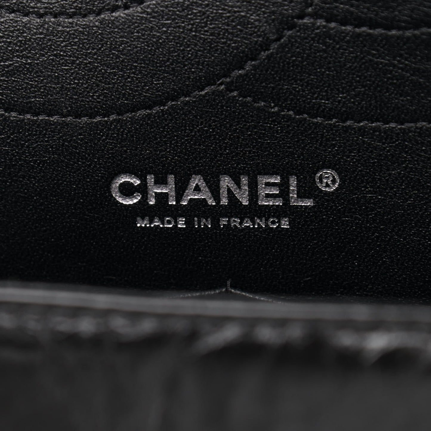 Glazed Aged Calfskin Quilted 2.55 Reissue 227 Flap So Black
