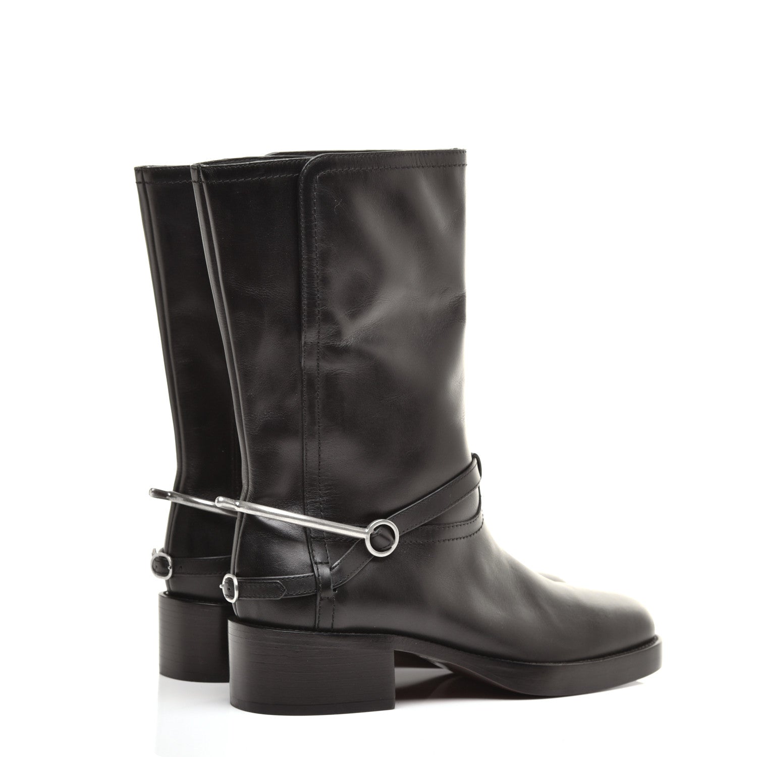 Christian Dior Soft Calfskin Diorider Boots 39 Black 4 of 9