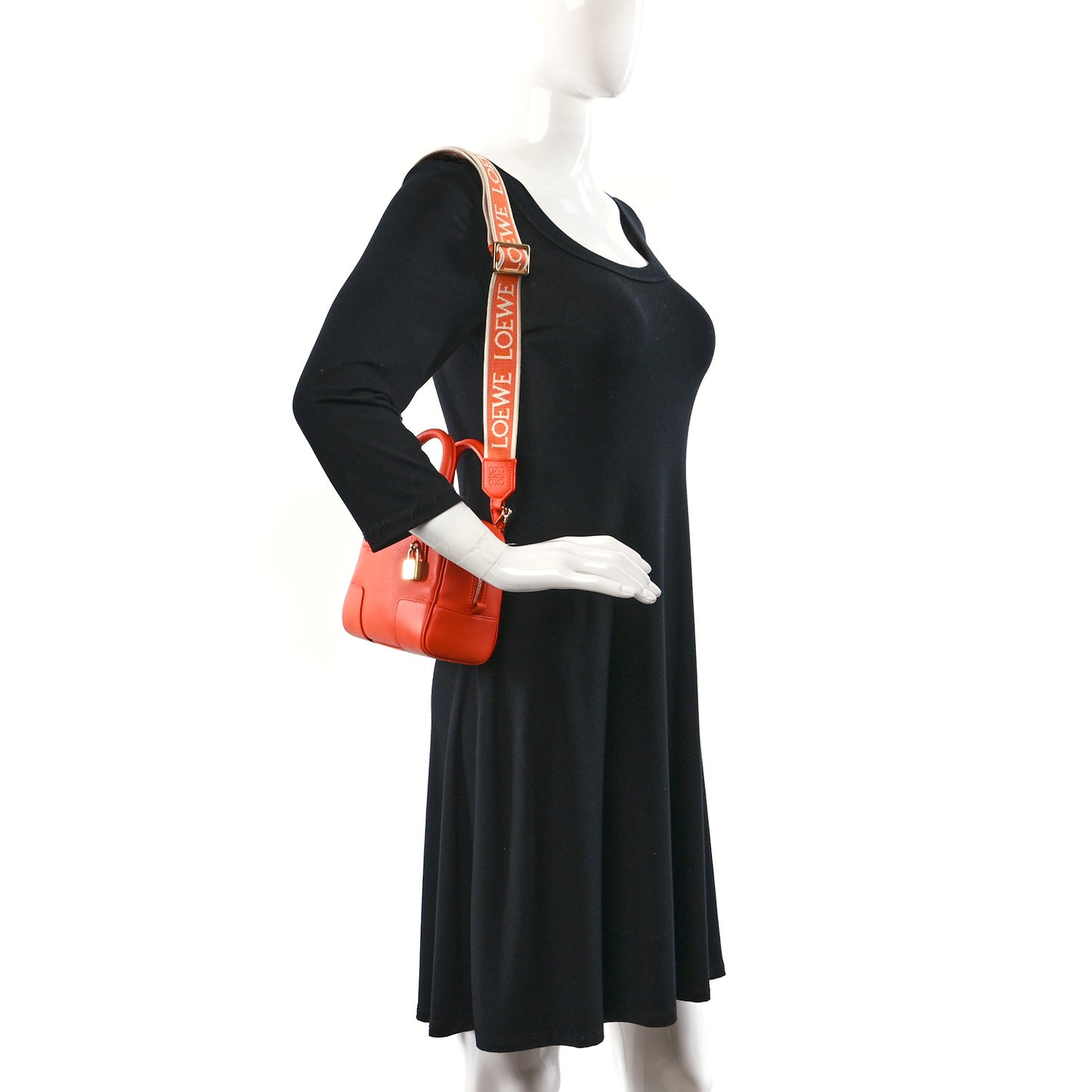Nappa Calfskin Amazona 16 Square Bag Orange