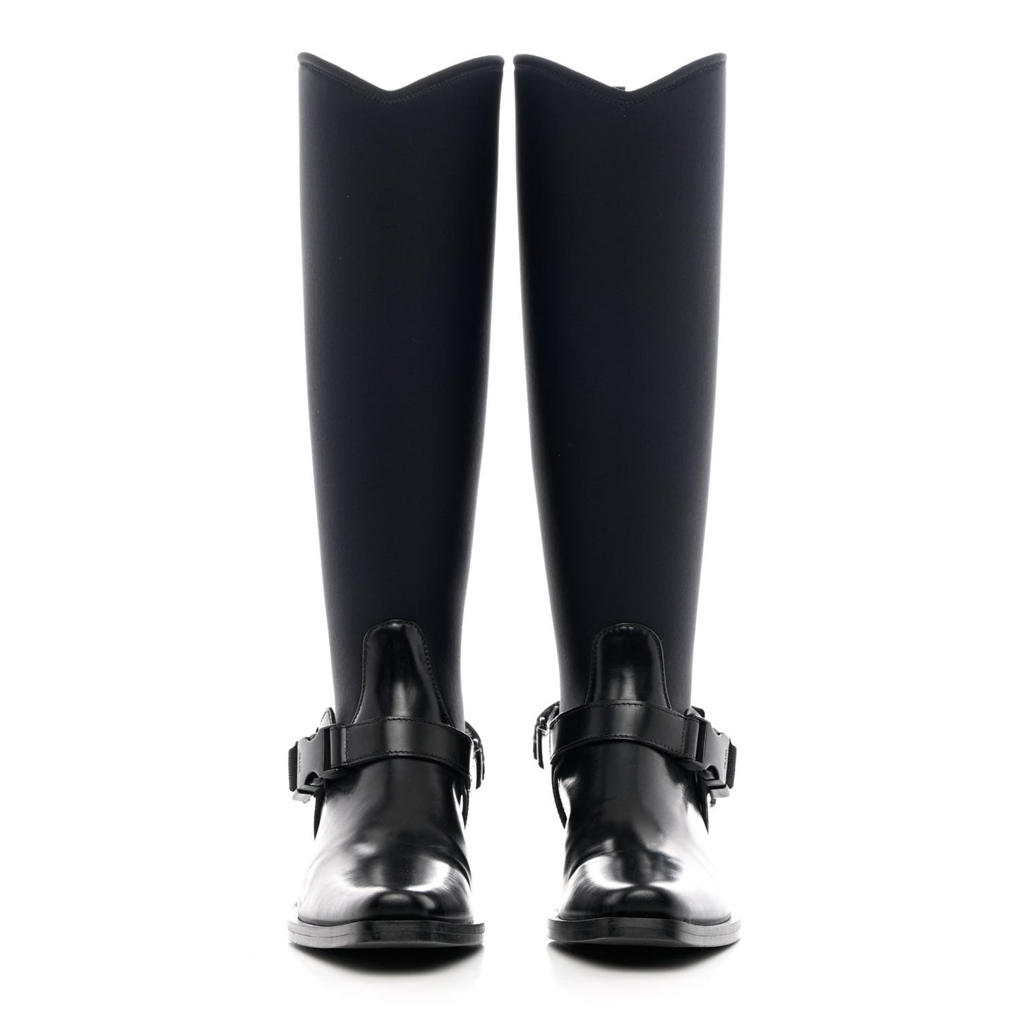 Spazzolato Rois Neoprene 50mm Western Tall Boots 37 Black