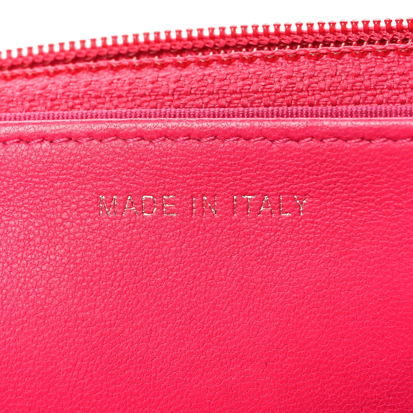 Lambskin Quilted Diamond CC Wallet On Chain WOC Pink