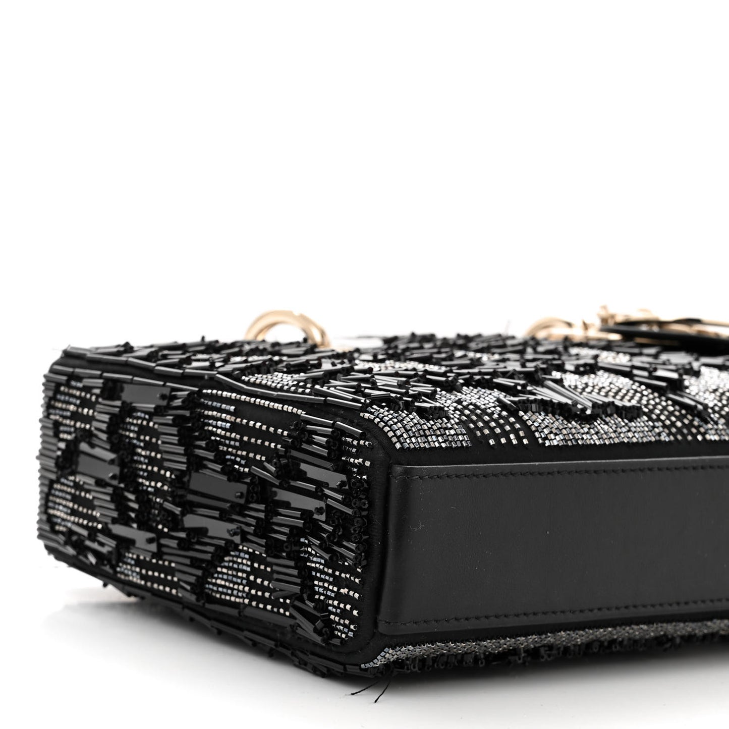 Sequins Beaded Fringe Lady D-Joy Black