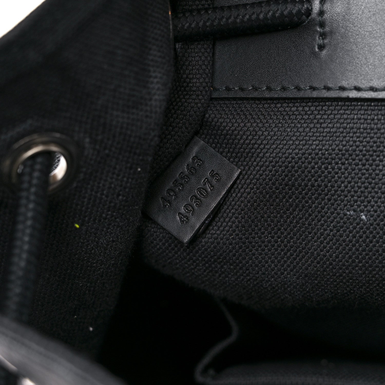 Gucci Soft GG Supreme Monogram Calfskin Web Double Buckle Backpack Black 11 of 19