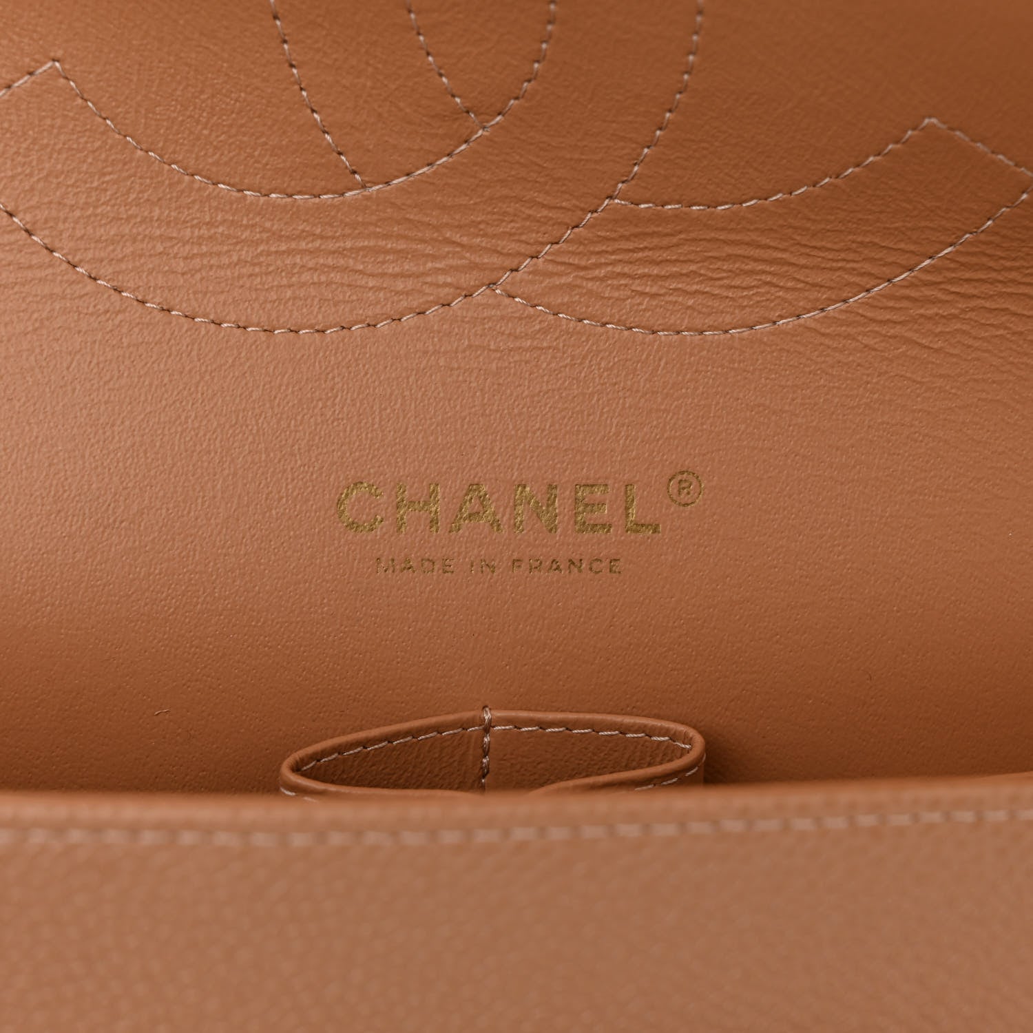 Chanel Caviar Quilted Jumbo Double Flap Beige 6 of 11