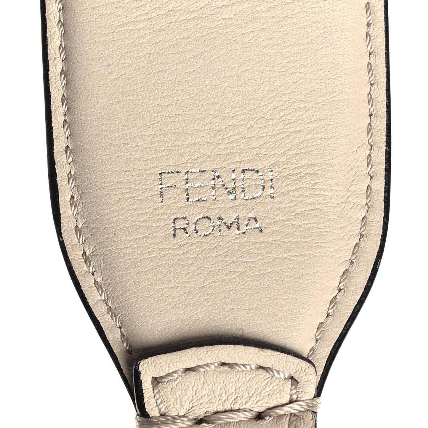 Vitello Dolce Plexiglass Bi-Color Studded Strap You White Black Multicolor