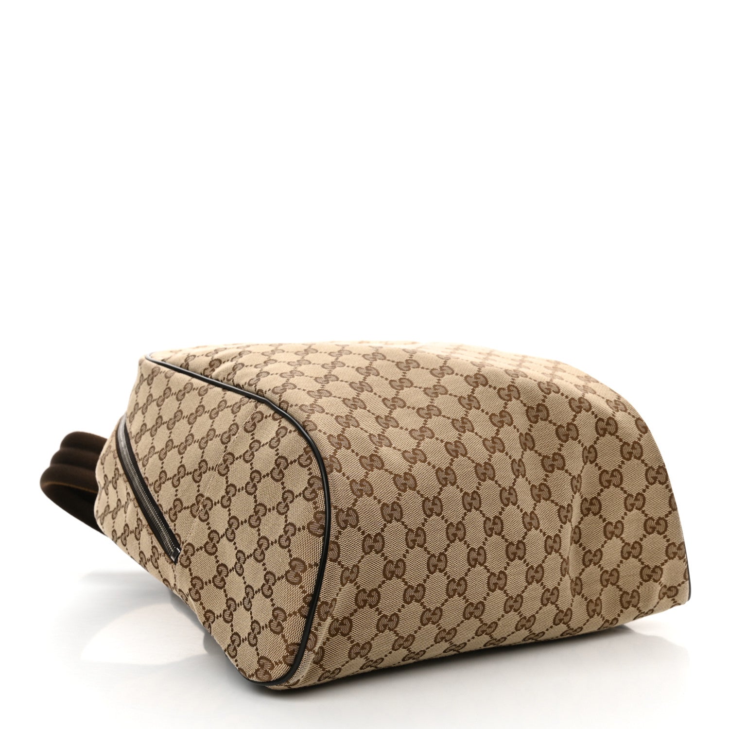 Gucci Monogram Travel Backpack Dark Brown 4 of 12