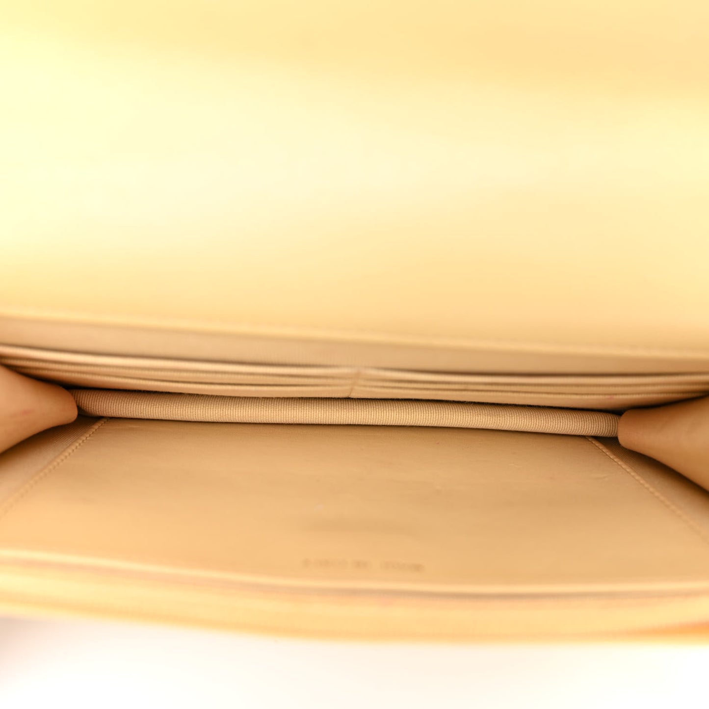 Lambskin Quilted Chanel 19 Wallet On Chain WOC Yellow