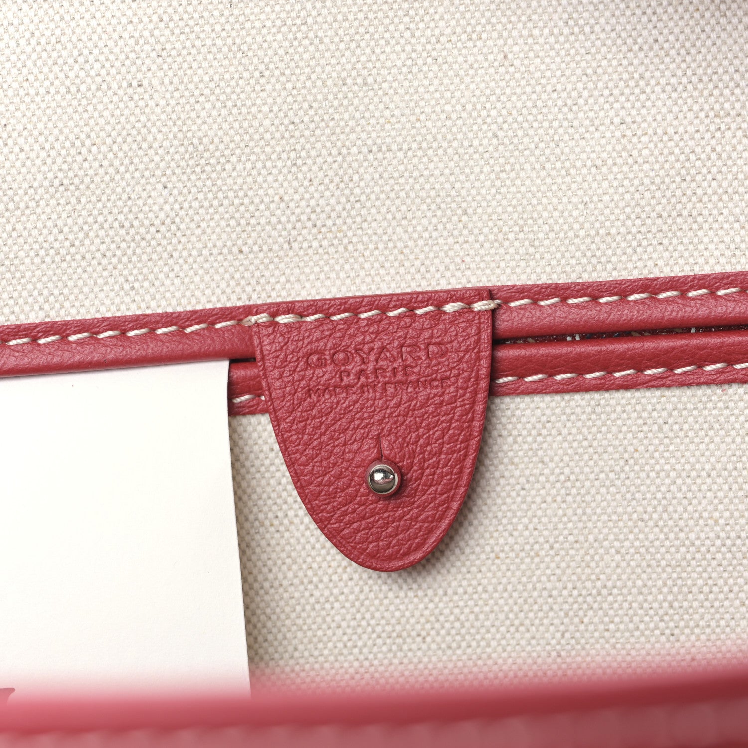 Goyard Goyardine Artois MM Red 6 of 8