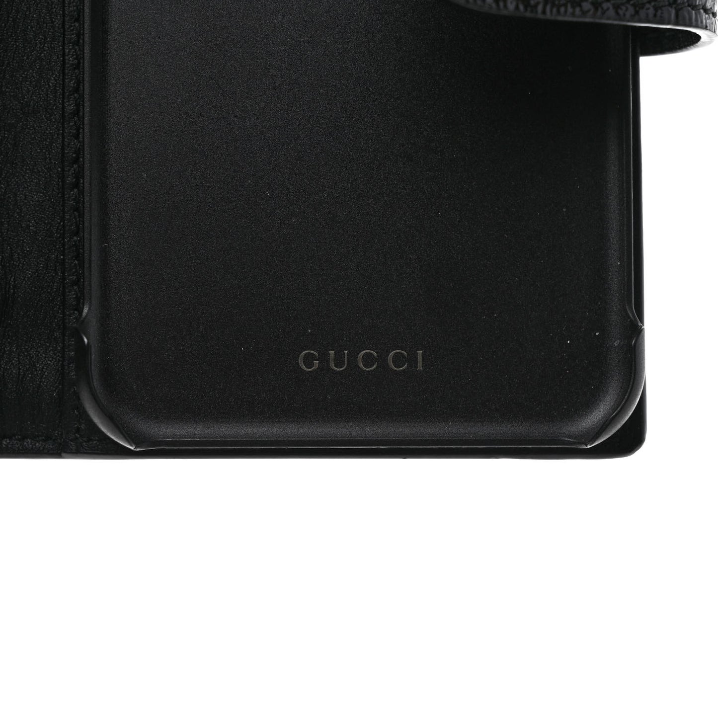 Suede Patent Web Ophidia iPhone 7 Case Black
