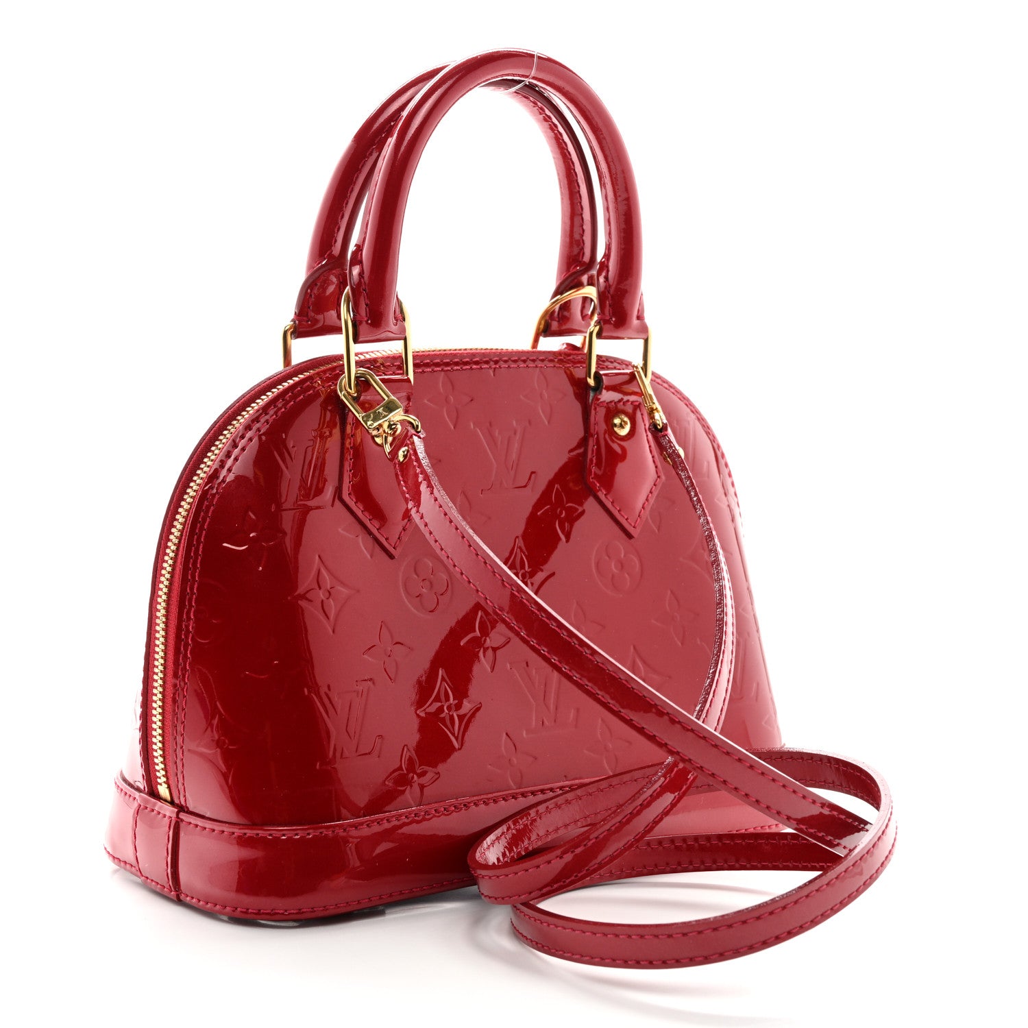 Louis Vuitton Vernis Alma BB Pomme D'Amour 3 of 12