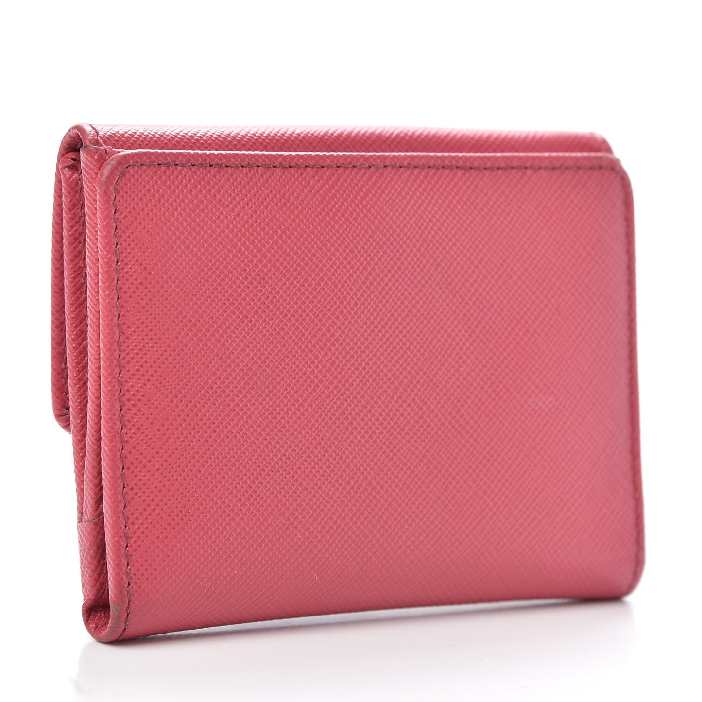 Saffiano Metal Flap Wallet Peonia